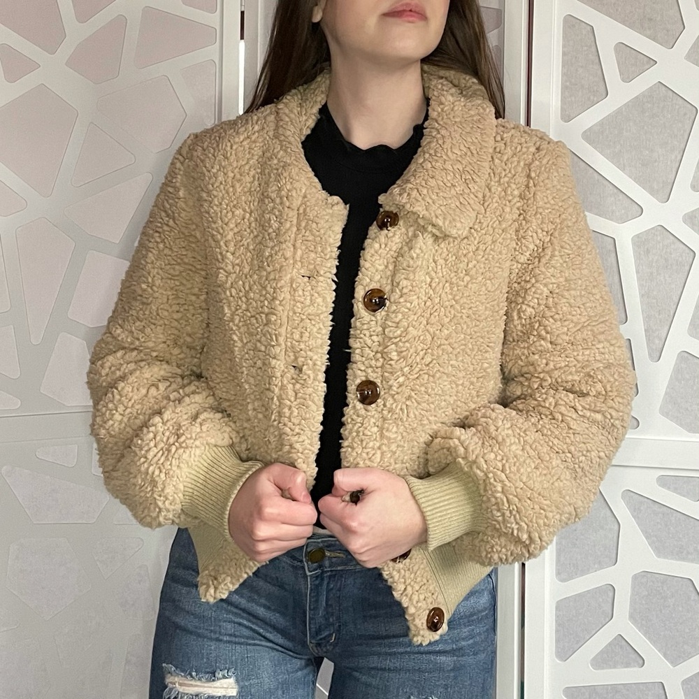 Ruby and Jenna Small Sherpa Jacket NWT
